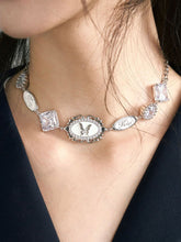 Stars Butterfly Vintage Rhinestone Necklace