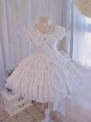 Clearance - White Bowknot Ribbon