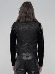 Men's Black Gorgeous Gothic Vest