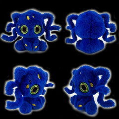 Sapphire Blue Octopus Gothic Plushie