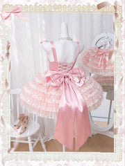 Pink Satin Big Bow Train