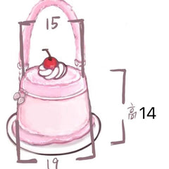 Yellow Caramel Pudding Sweet Lolita Tote Bag