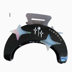 Y2K Moon/Cloud/Sun-shaped Claw Clip 11 Options