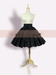 Puffy A line Skirt with Bowknot in the Waist