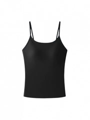 Plus Size Black Cami Top with Big Elastic