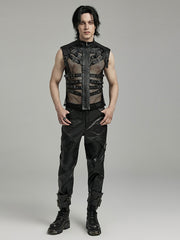Punk Handsome Hollow Vest
