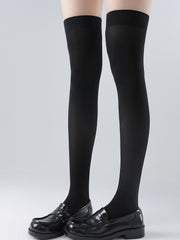 White/Black/Grey 55CM Slimming Over Knee Stockings