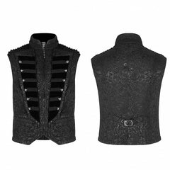 Men's Black Gorgeous Gothic Vest
