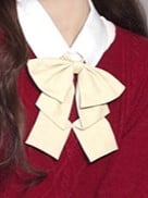 Red/Yellow Bow Tie with Butterfly Knot