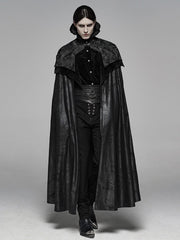 Men's Black Noble Gothic Cloak