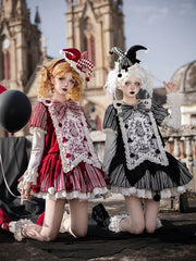 Black / Red Clown Padded KC