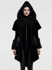 Gothic Black Fake Two Cloaks