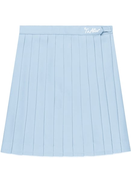 Light Blue JK Uniform Pleated Skirt