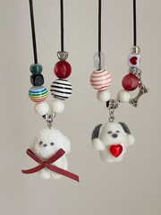Y2K Cute Animal Drawstring  Design Necklace