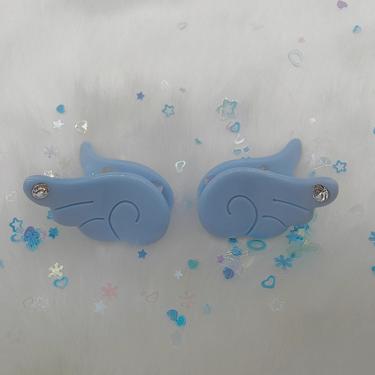 Candy Color Yume Kawaii Angel Wing Claw Clips | Blue / White / Pink / Purple