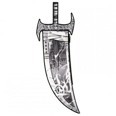 Gray Cartoon Lightning  Knife-Shaped PU Crossbody