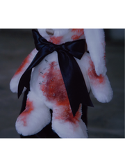 Gothic Handmade Stuffed Bunny