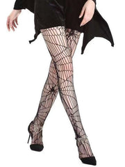 Gothic Spider Web Hollow-out Tights
