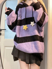 Yellow/Pink/Mint Green/White Star Design 6cm Clips