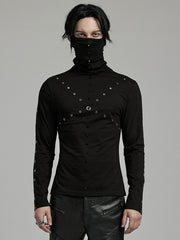 Punk High Collar T-shirt