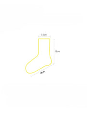 White Rhinestone Decorated Calf Socks