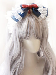 Sweet Lolita Snow White Tulle Ruffled Bowknot KC