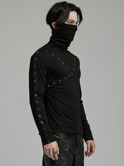 Punk High Collar T-shirt