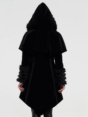 Gothic Black Fake Two Cloaks