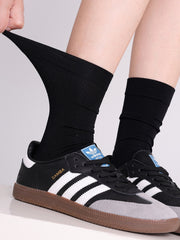 White/Milk Yellow/Blue/Black Summer Socks