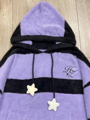 Yellow/Pink/Mint Green/White Star Design 6cm Clips