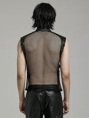Punk Handsome Hollow Vest