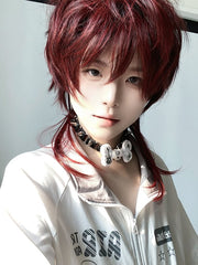 Red Ouji Style Wig