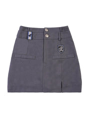 Clearance - Size M for Waist 66cm Ravenclaw Gray High Waist Slit Skirt Harry Potter and KYOUKO Collaboration