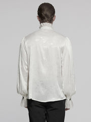White Men's Gothic Glamorous Shirt