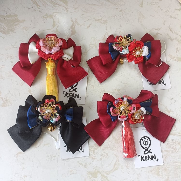 Wa-Style Floral Hair Clip (Multiple Color Options)