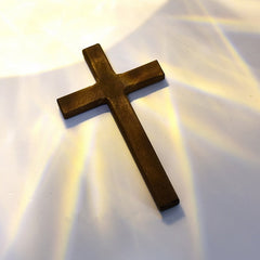 Wine Red / Light Coffee Cross Ornament Accessory