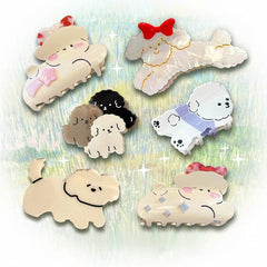 Y2K Puppy Design Claw Clip 19 Options