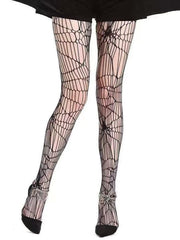 Gothic Spider Web Hollow-out Tights
