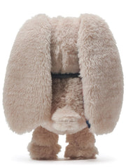 Khaki Guro Kawaii One-Eyed Bunny Plush with A Canvas Bag