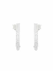 White/Gray/Black Self-tie Straps Balletcore Over Knee Stockings