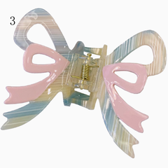 Y2K Bowknot-shaped Sweet Claw Clip 6 Color Options