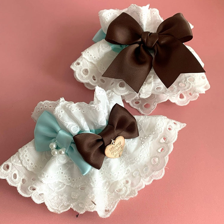 Sweet & Cute Mint Chocolate Maid Wrist Cuffs - 3 Style Options Available