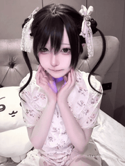 White Peter Pan Collar Allover Bunny Print Heart Pockets Blouse + Shorts Jirai Kei Pajamas Set