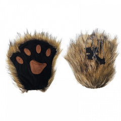 Y2K Cat Caw Shaggy Golves