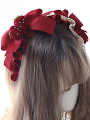 Sweet Lolita Strawberry Bowknot KC