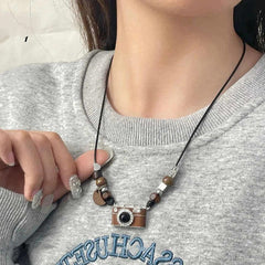 Y2K Mini Camera Necklace/Bracelet