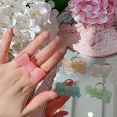 Yellow/White/Blue/Red/Green Bowknot Ring