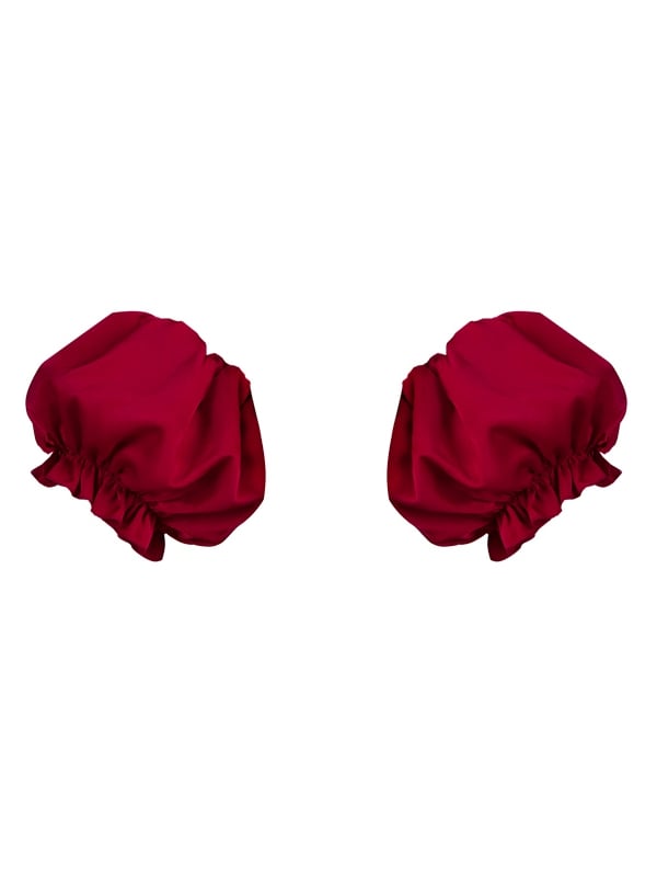 Clearance - Size S for Bicep 23cm Red Puff Sleeves