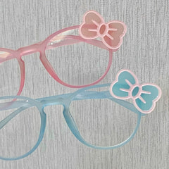 Yume Kawaii Blue/Pink Bow Frame Glasses