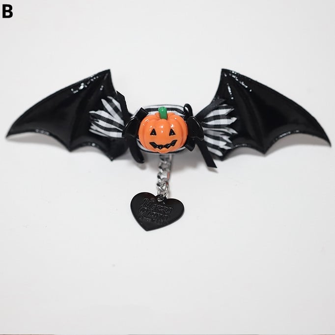 Halloween Pumpkin Hairclip/Bunny Ears KC